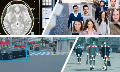 Computer vision and AI analytics enabling facial recognition, object detection, and intelligent visual processing at enterprise scale