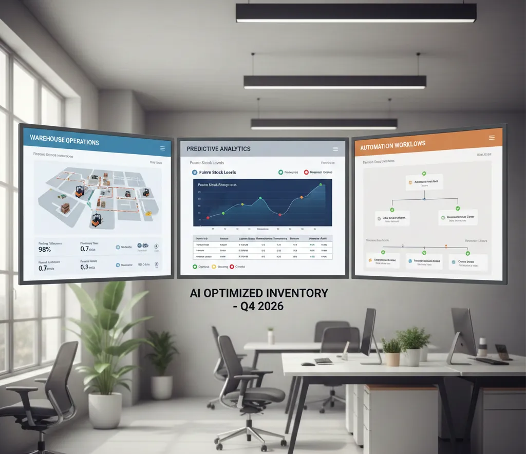 AI-driven inventory management system dashboard