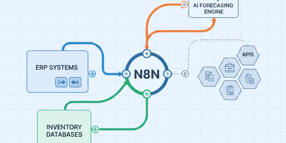 AI-driven inventory management system using n8n automation