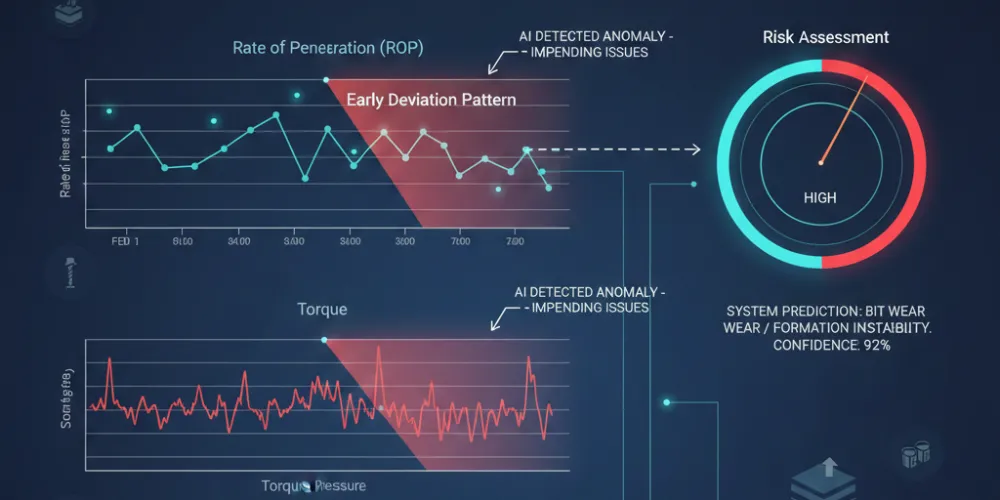 AI-Drilling NPT prevention agent early warning system