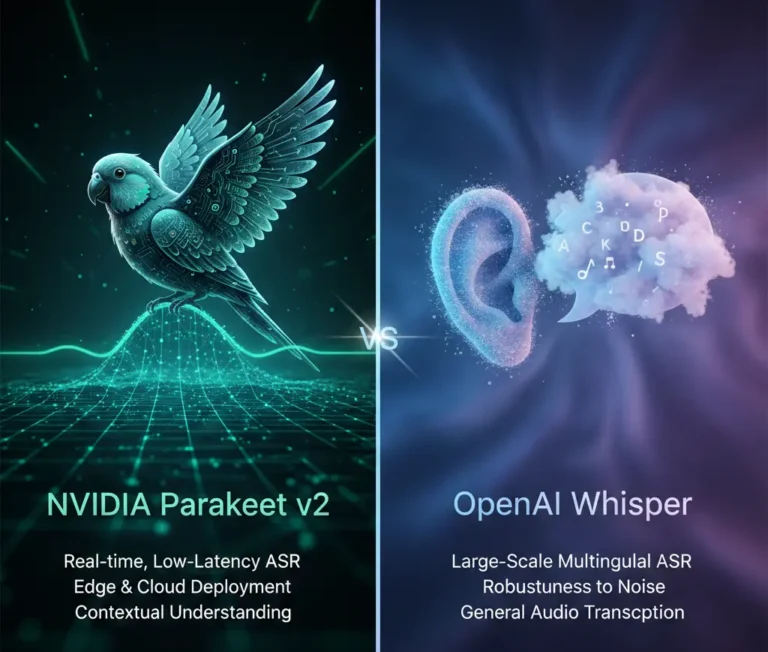NVIDIA Parakeet v2 vs OpenAI Whisper ASR Model Comparison